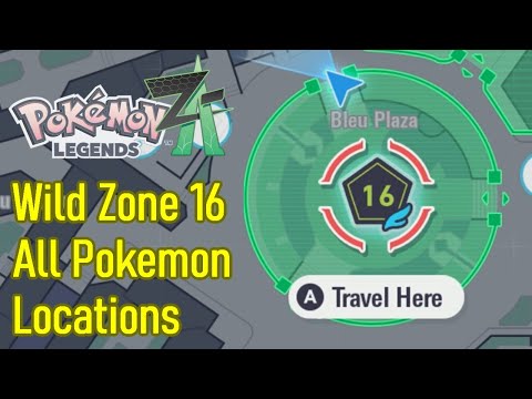Pokemon Legends: Z-A Wild Zone 16 All Pokemon Locations, Starmie, Froakie, Florges, Barbaracle, etc.
