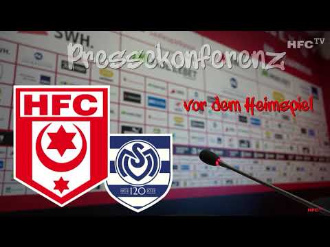 29. Spieltag 2022/23: Hallescher FC - MSV Duisburg | Pressekonferenz vor dem Spiel
