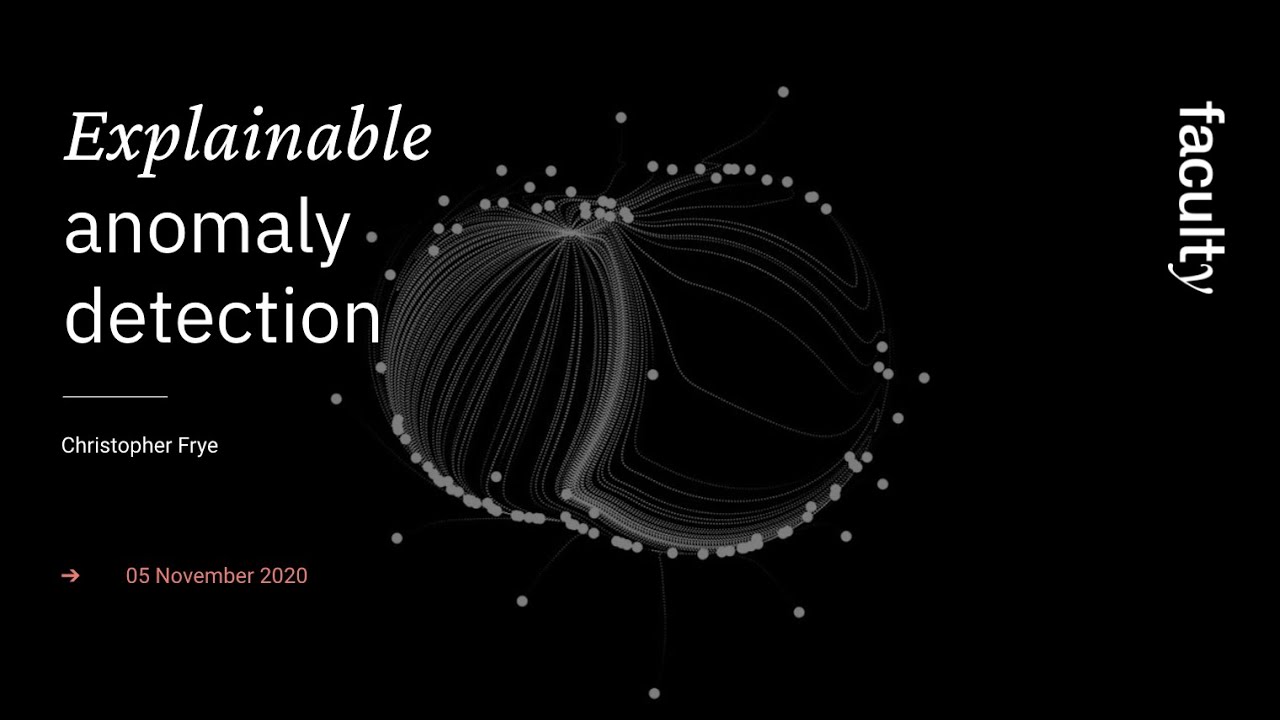 Tech talk: Explainable anomaly detection