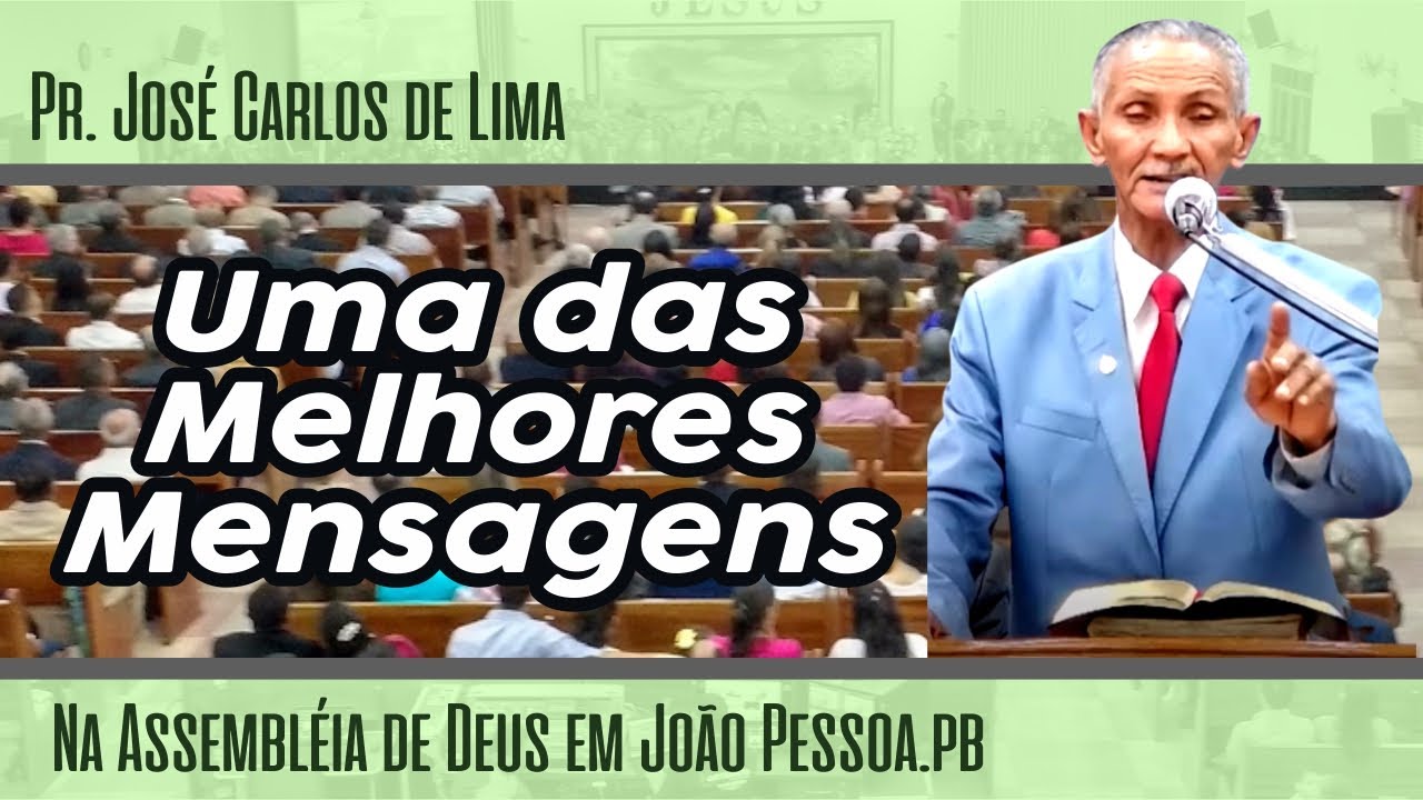 Pr. José Carlos de Lima - Você Pensa Que Será Fácil / Uma das Melhores Mensagens Pregada Por Ele