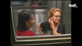 شبح فتاة في مصعد