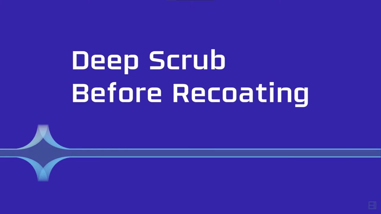 Resilient Floor Deep Scrub Instructions