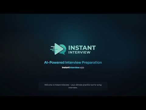 Instant Interview video preview