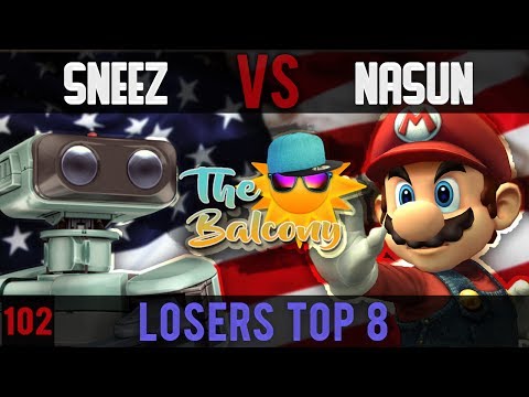 PM @ the Balcony 102 - Losers Top 8 ft. Sneez (R.O.B.) VS Nashun (Mario)