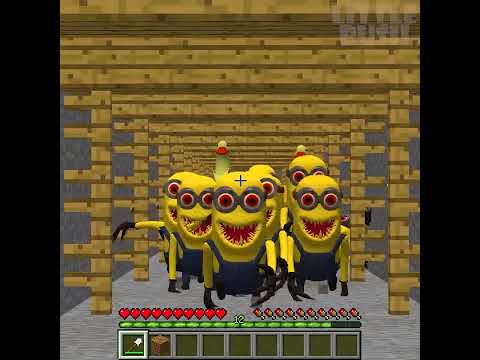 Evil minions attacked me in Minecraft! #Shorts