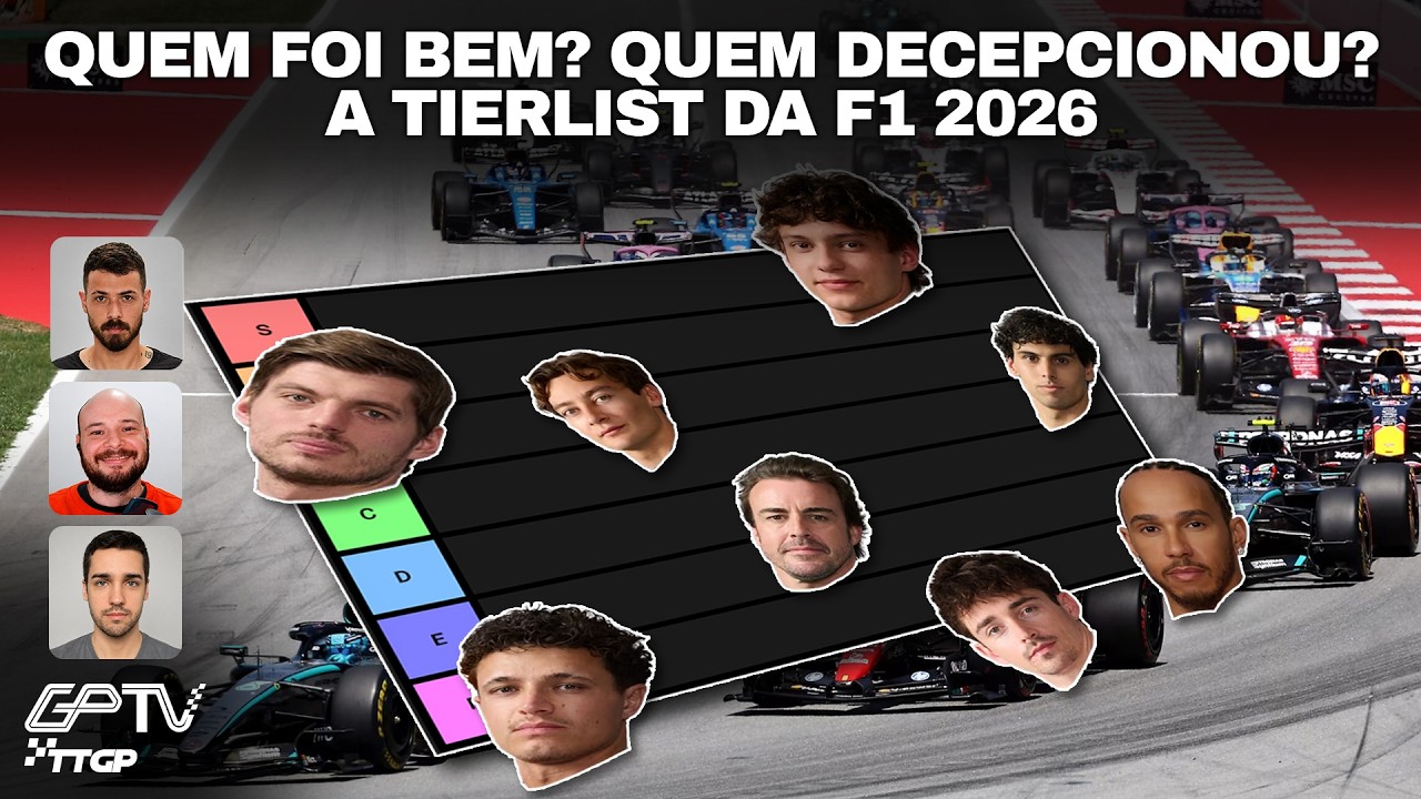 A TIERLIST DOS PILOTOS NA 1ª METADE DA F1 2026 | TT GP #231