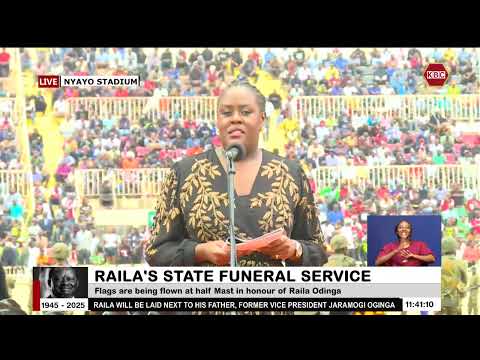 Winnie Odinga sings her late father’s favorite song ‘Jamaica Farewell’, mimics his laughter.