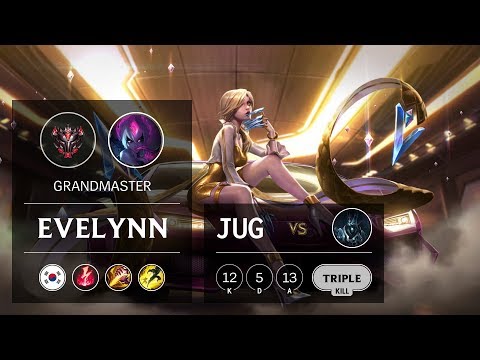 Evelynn Jungle vs Karthus - KR Grandmaster Patch 9.20