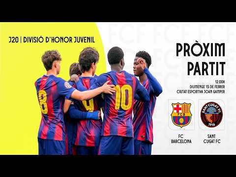 FC Barcelona - Sant Cugat FC - Divisió d'Honor Juvenil - Jornada 20