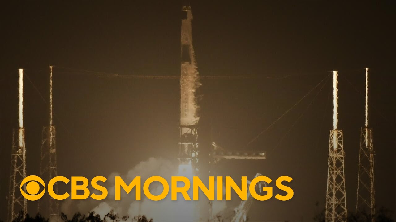 SpaceX launches crew members to the International Space Station to replace 4 who returned early