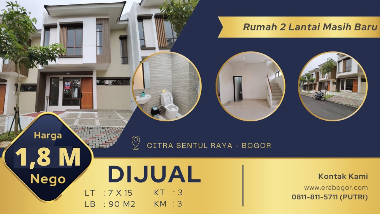 Rumah Sentul Dibawah Harga Pasaran Jual Bu