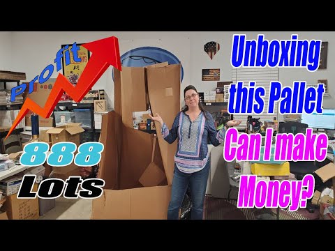 888 Lots Pallet Unboxing - This was the Craziest Pallet Ever! WHAT ARE THE PROFITS? - Reselling