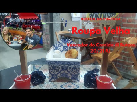 Roupa velha, do Buteco do Portuga, vencedor "Comida di Buteco RJ".
