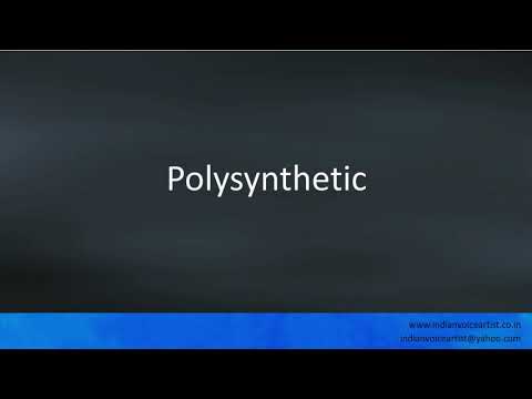 Pronunciation of the word(s) "Polysynthetic".