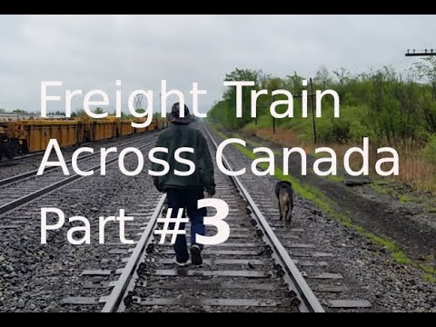 Freight Train Hopping Across Canada Part #3 Through Caves of Lake Superior Hobo MR Mc