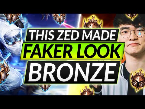 Random Zed Makes Faker RAGEQUIT - INSANE MIDLANE Tips and Tricks - LoL Guide