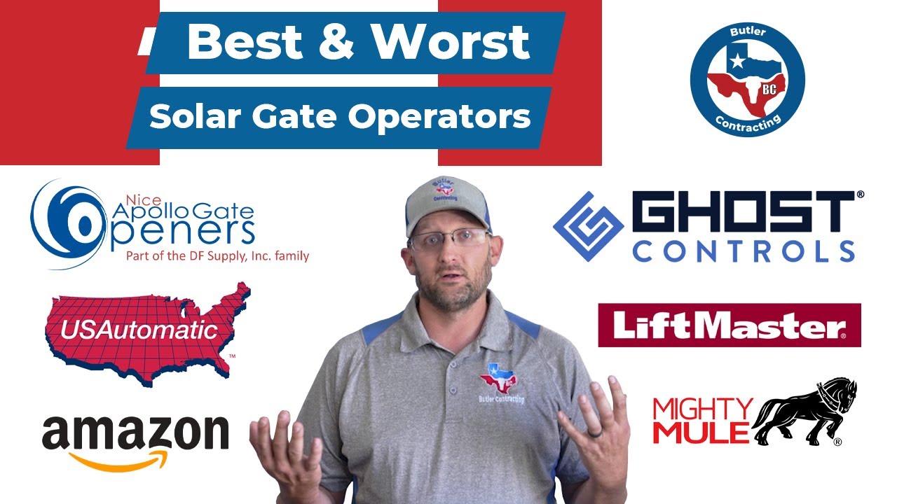 Solar Gate Operators: Best & Worst Brands | Butler Contracting