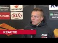 Reactie Clasie | AZ - LASK | Europa League