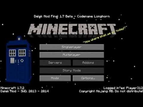 Dalek Mod Title Screen Preview