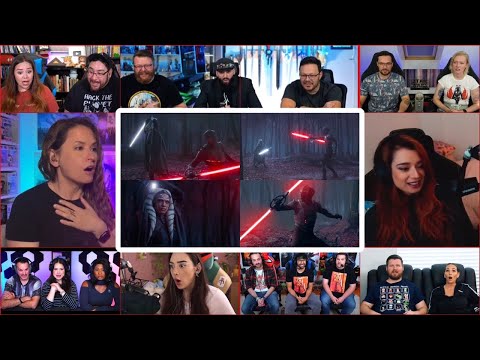 Youtubers Shockingly React Marrok’s Death | AHSOKA Ep 4 Ahsoka Vs Marrok Fight Reaction Mashup