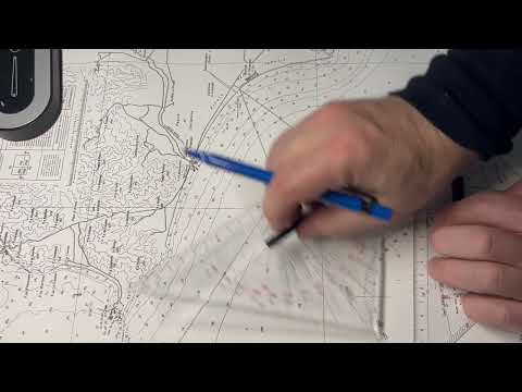 Patente Nautica ep.40 - Carteggio Oltre Mappa 5D - Scarroccio (Esercizio 40 - 5.2.4-3)