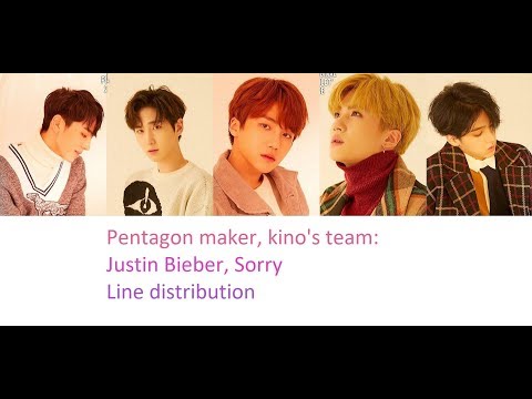PENTAGON MAKER , KINO'S TEAM : SORRY , JUSTIN BIEBER [LINE DISTRIBUTION]