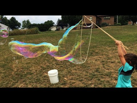 Soap Bubbles - Soap Bubble Recipe - Blow Biggest Bubble