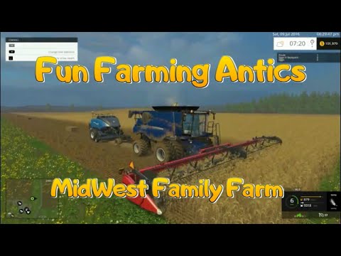 Farming Simulator 15 - MidWest Family Farm Day 1