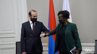 Rencontre entre le ministre des Affaires étrangères d’Arménie et la Secrétaire générale de la Francophonie