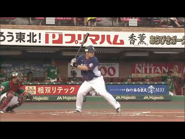 【1回表】きょうも先制点は4番のバットから!! ライオンズ・中村先制タイムリー!!2015/8/6 E-L