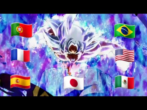 GOKU RAGE (ULTRA INSTINCT) IN 7 DIFFERENT LANGUAGES