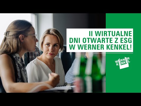 II WIRTUALNE DNI OTWARTE Z ESG W WERNER KENKEL! - zdjęcie