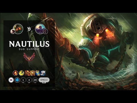Nautilus Support vs Braum - KR Grandmaster Patch 12.11