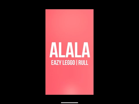 Eazy Leggo ft. Rull - ALALA ( official video / dance challenge tiktok)