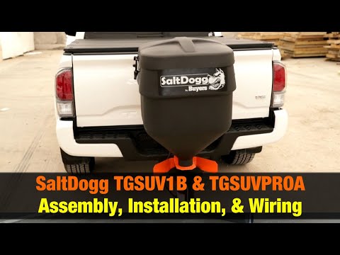 SaltDogg How-To: How to Assemble and Install SaltDogg TGSUV1B and TGSUVPROA Salt Spreaders