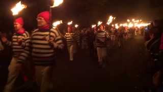 preview picture of video 'East Hoathly Bonfire final parade 9th November 2013'