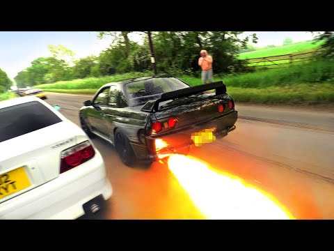 INSANE Modified Skylines go CRAZY Arriving at Japshow 2023!