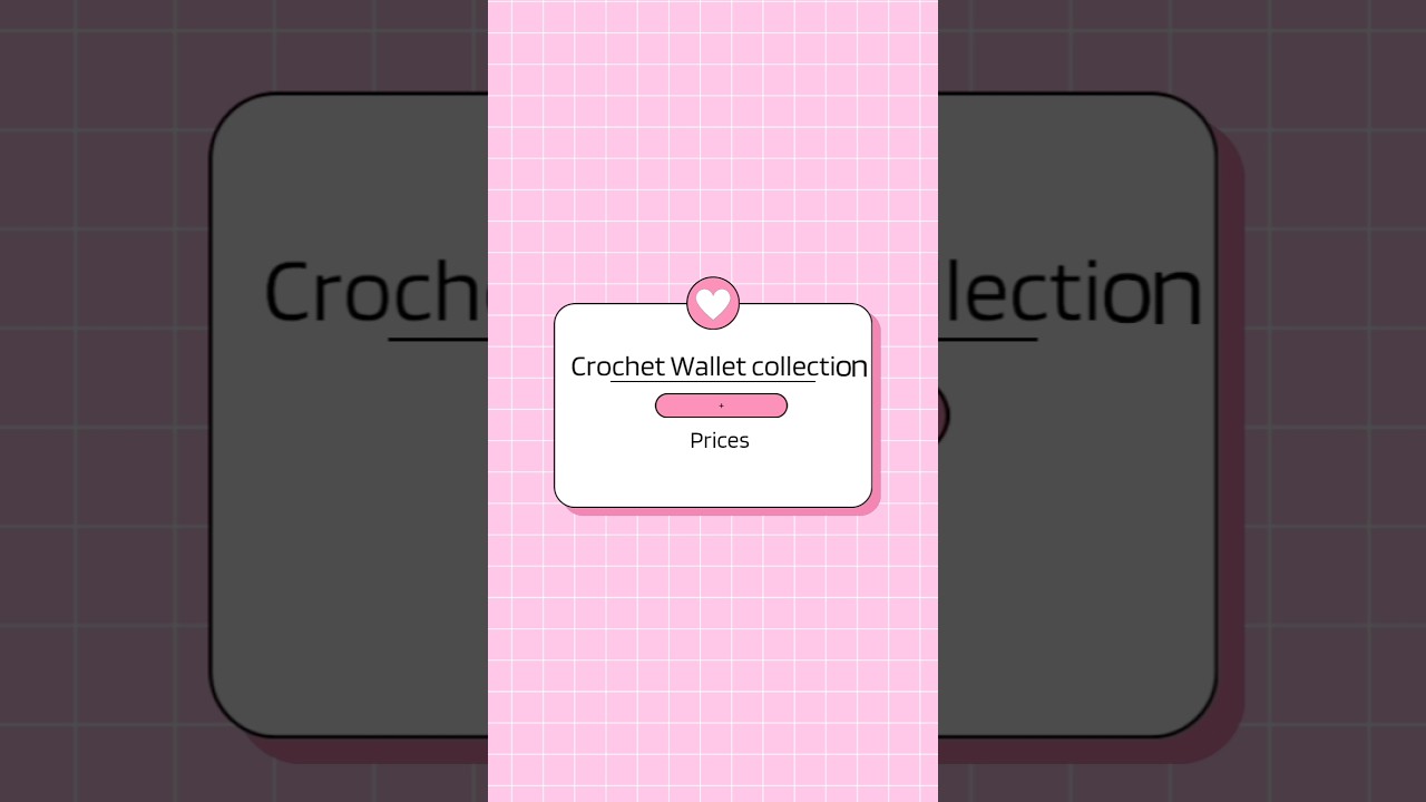 ✨ Crochet Wallet Collection | Handmade Crochet Wallets & Purse Designs