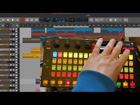 Akai Fire - Mix Mode Improvements for Bitwig Studio