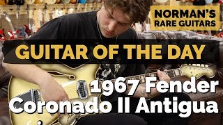 Video thumbnail for Guitar of the Day: 1967 Fender Coronado II Antigua | Norman's Rare Guitars by Normans Rare Guitars