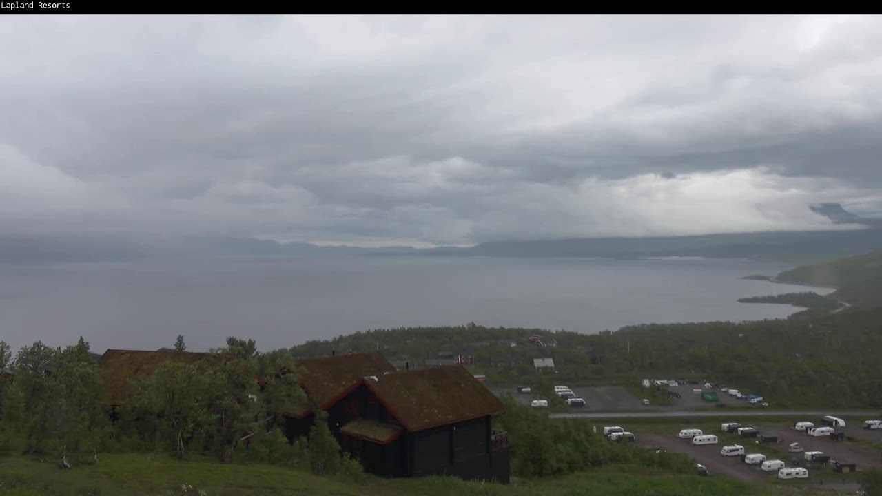 Live webcam view of Björkliden Chairlift Base