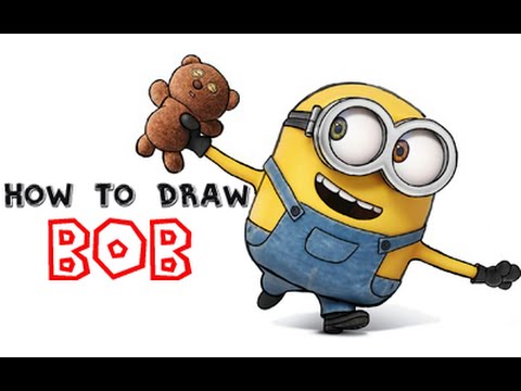 How to Draw Bob The Minion From Minions and Despicable...
