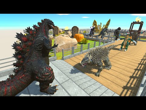 NEW UNIT | SHIN GODZILLA BARRACKS DEATH RUN - Animal Revolt Battle Simulator
