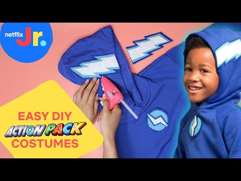 Action Pack Costume Hoodies: Easy DIY Craft for Kids | Netflix Jr