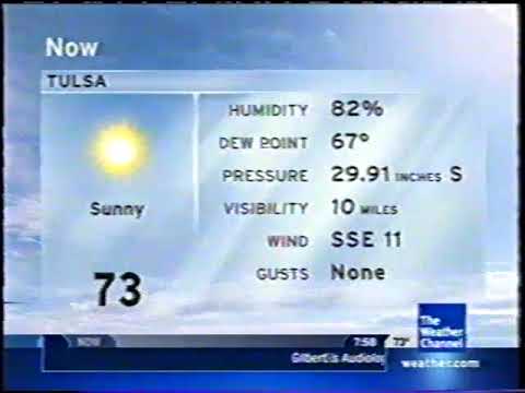 The Weather Channel IntelliStar 1 SD Local Forecast — 2008-06-02T07:58-0500 — Tulsa, OK