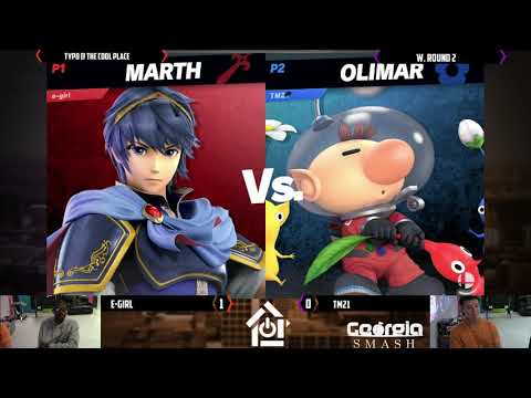 The Cool Place Smash - e-Girl(Marth) VS TM21(Rosaluma/Olimar) - W. Round 2