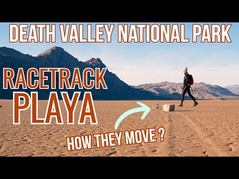 Sailing Stones at RaceTrack Playa in Death Valley National Park - Travel & Hiking Guide