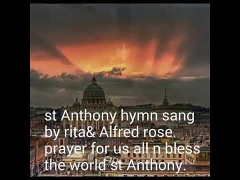 HYMN ST ANTONIO BY  ALFRED ROSE & RITA ROSE