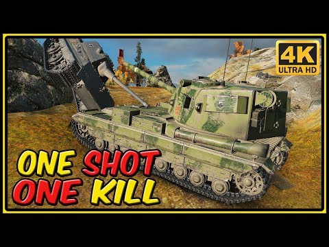 FV215b (183) - One Shot, One Kill - 9,8K Dmg - World of Tanks Gameplay - 4K Video