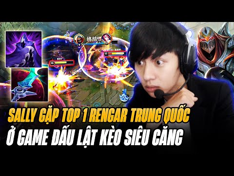 Sally Holds Zed's Battle Against Top 1 Rengar China And The Game Couldn't Be More Tense